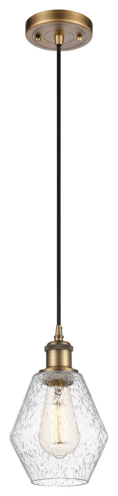 Innovations 516-1P-BB-G654-6 1-Light Mini Pendant, Brushed Brass