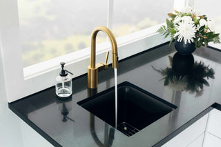 Moen 5965 Align 1.5 GPM 1 Hole Pull Down Bar Faucet - Brushed Gold