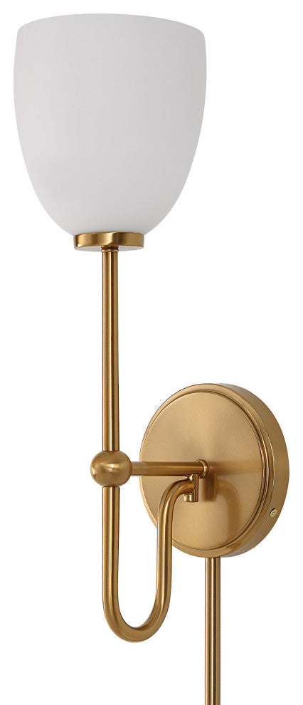 Uttermost Trophy 1 Light Brass Sconce