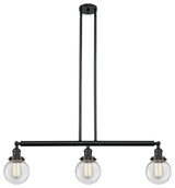 Innovations Lighting 213-Bk-S-G202-6 3 Light 38" Island Light
