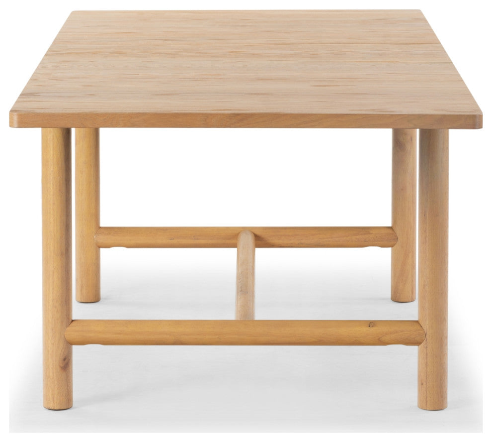 Safavieh Couture Jaylessa Wood Extendable Dining Table, Natural