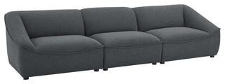 Comprise 3-Piece Sofa Charcoal