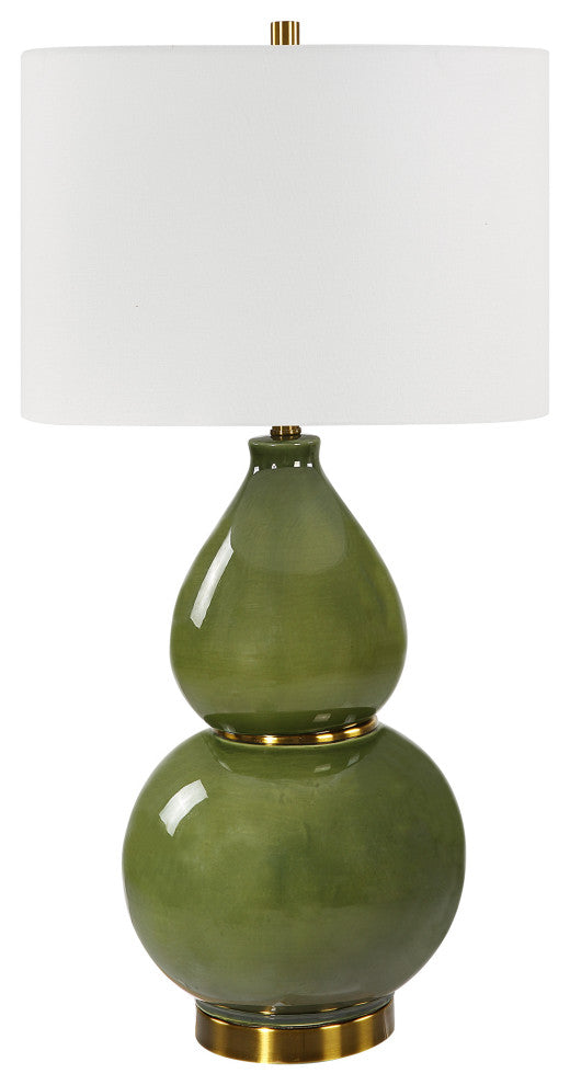 Uttermost Gourd Green Table Lamp