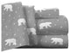 Pointehaven 175 GSM Cotton Flannel Sheet Set, Polar Bear, Full