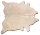HomeRoots 72" x 84" Natural Cowhide Area Rug