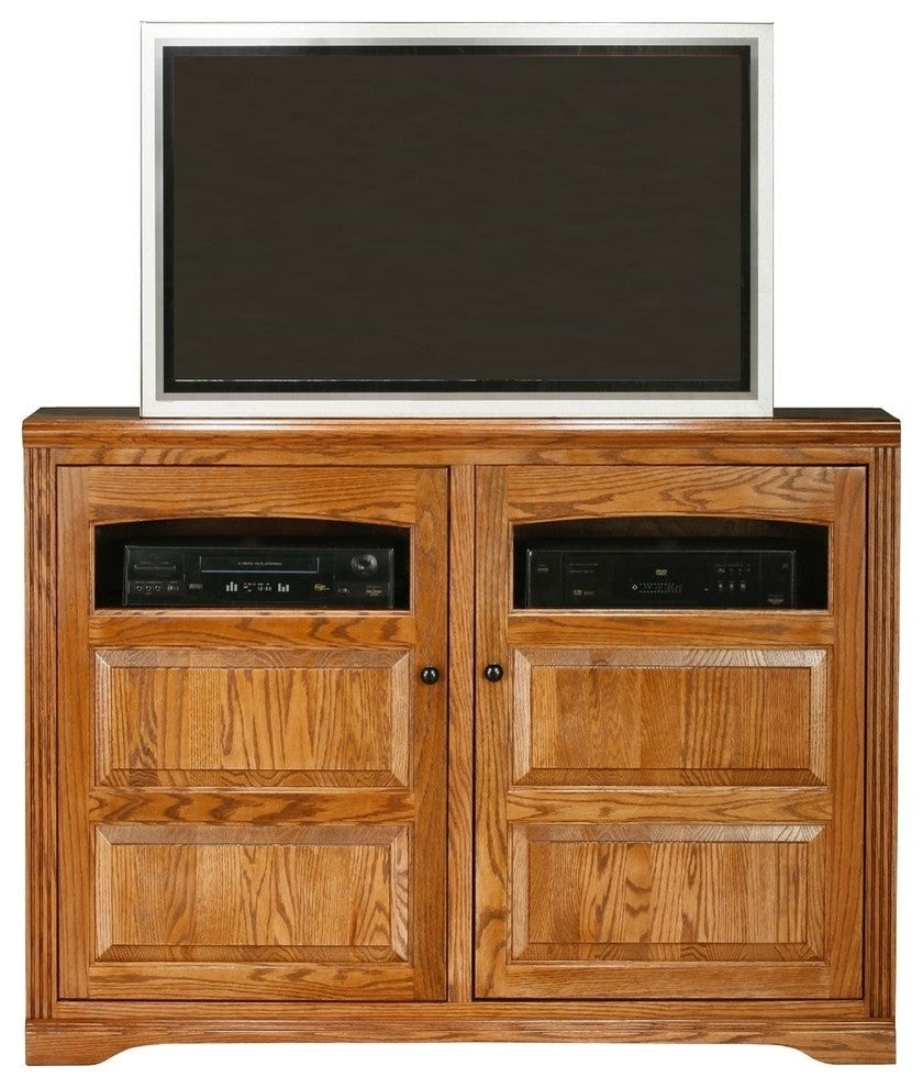 Eagle Furniture Oak Ridge Flat-Panel Entertainment Console, Chocolate Mousse