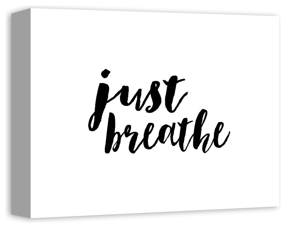 Just Breath 11x14 Canvas Wall Art