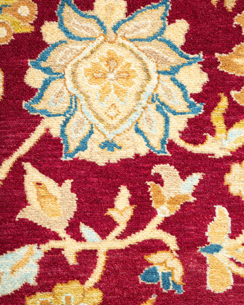 Mogul, One-of-a-Kind Hand-Knotted Area Rug Red, 6'1"x8'9"
