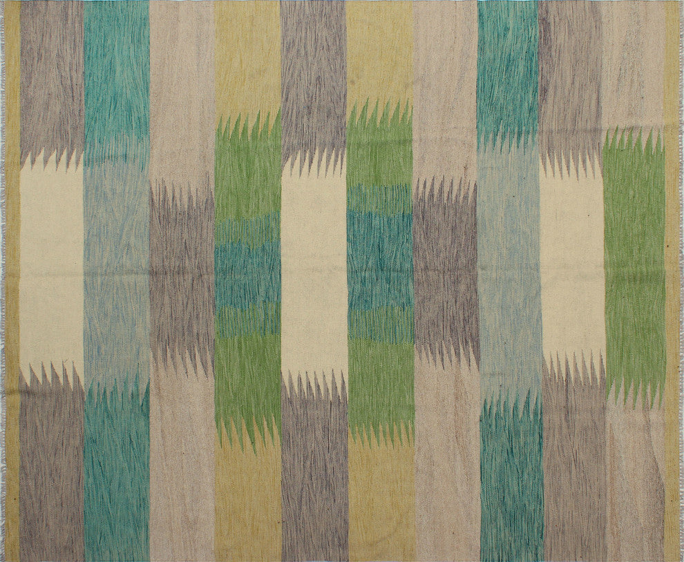 Winchester Kilim Zeynep Ivory Rug, 8'2x10'0