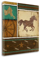 "Western Horse" By Jennifer Pugh, Giclee Print on Gallery Wrap Canvas