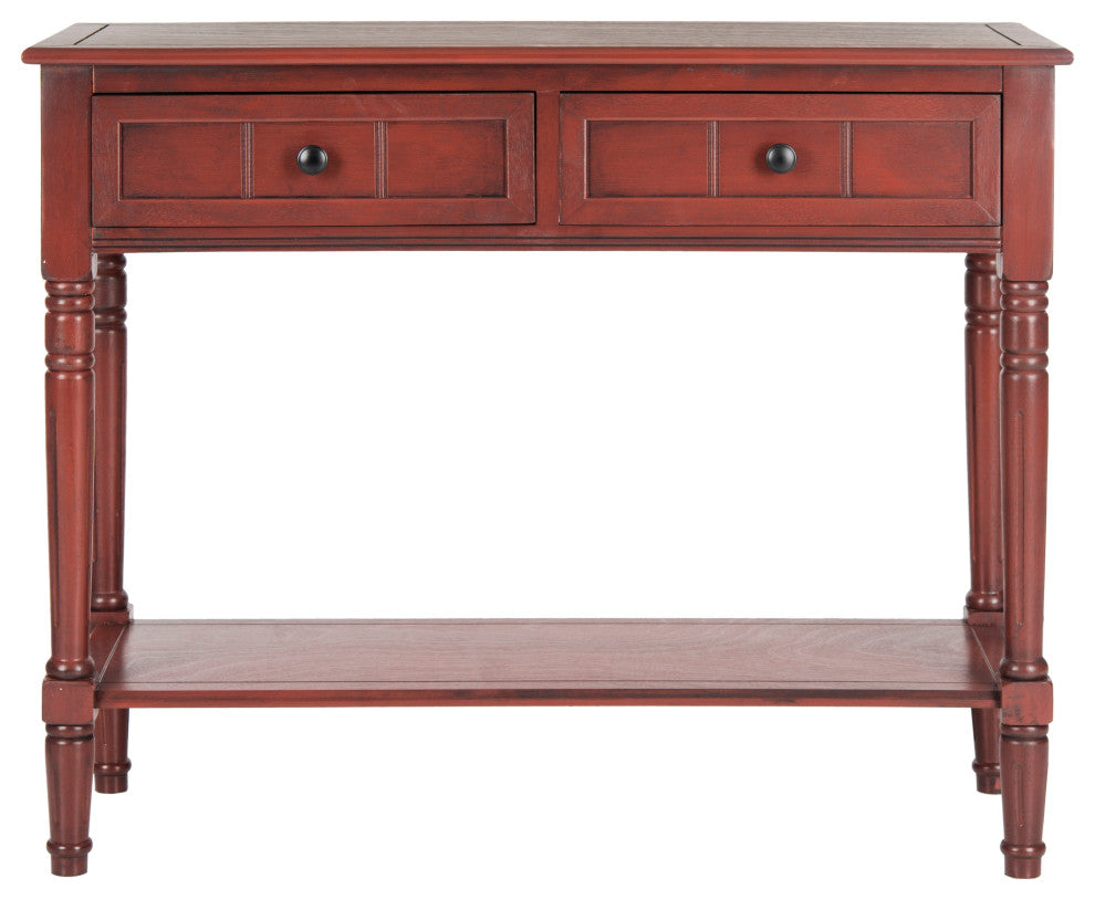 Safavieh Samantha 2-Drawer Console, Red
