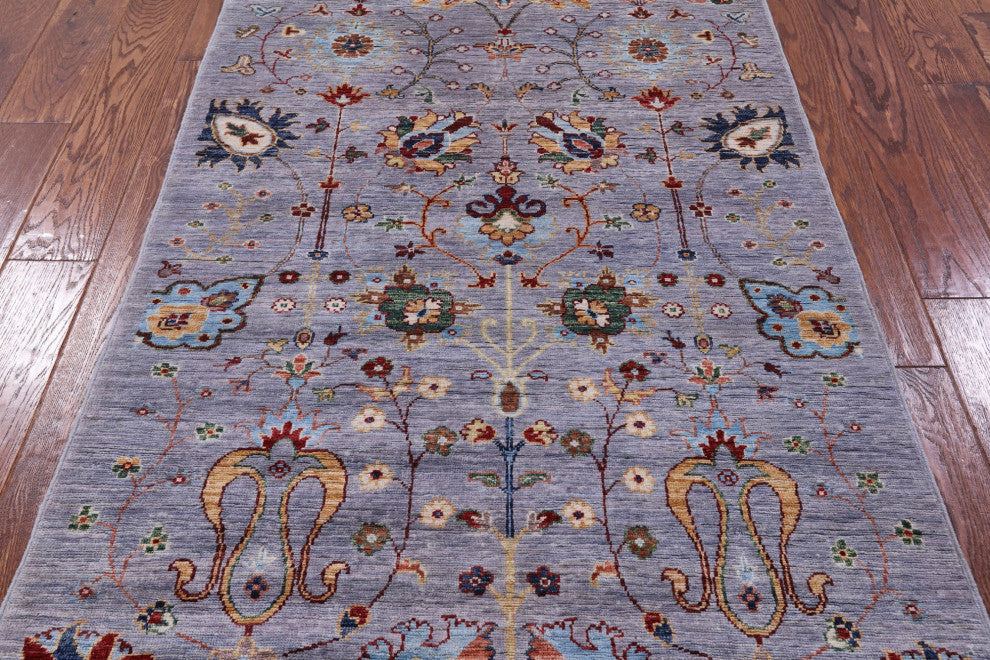 3' 4" X 5' 2" Persian Tabriz Hand-Knotted Wool Rug Q10235