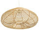 Palau Continuous Weave Discus Wicker Pendant Lamp, Natural