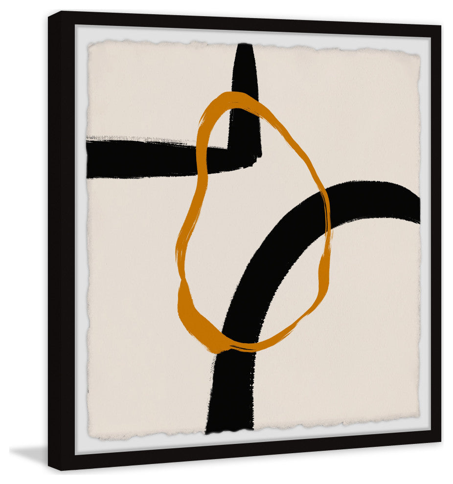 "Direct Link" Framed Painting Print, 32x32