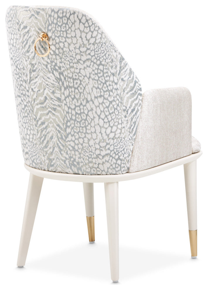 Lisbon Dining Arm Chair, Silken Matte Cream