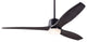 Modern Fan Company Arbor 54" Ceiling Fan, Dark Bronze Motor, LED Light, Ebony Bl