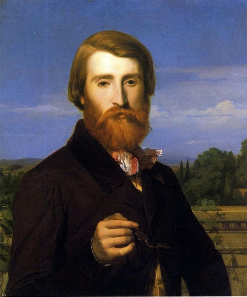 Alexandre Cabanel Portrait of Alfred Bruyas, Gallery Wrapped Canvas, 20"x25"