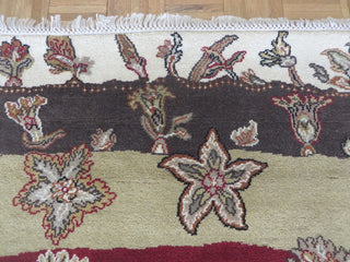 5x6'8 Handmade Multi Colored Agra Oriental Rug Tabriz