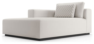 Spruce Modular Left Chaise, Chalk Fabric
