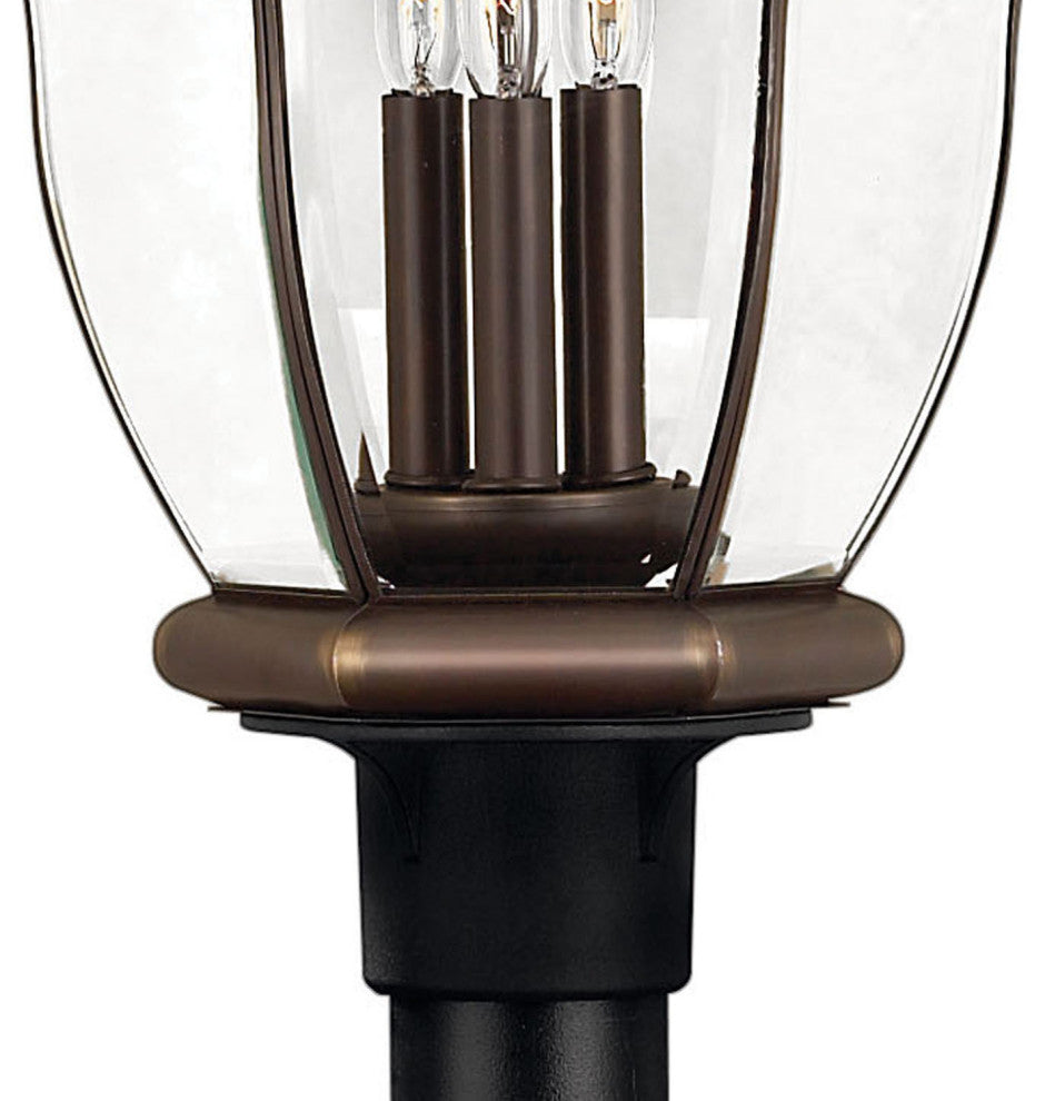 Outdoor San Clemente 3-Light, Copper Bronze