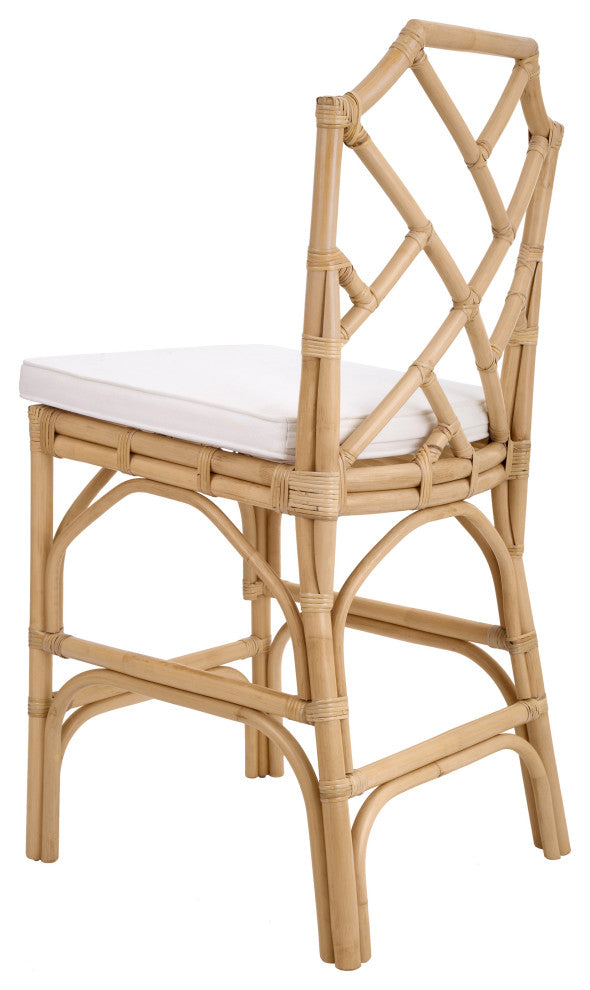 Kara Rattan Counter Stool, Set of 2, Natural