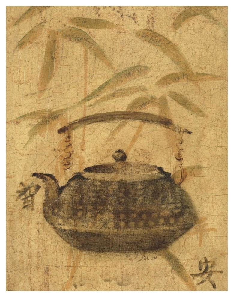 "Asian Teapot III" Digital Paper Print by Cheri Blum, 26"x34"