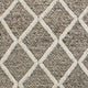 KAS Cortico 6162 Dark Gray Diamonds Area Rug, 8'x10'