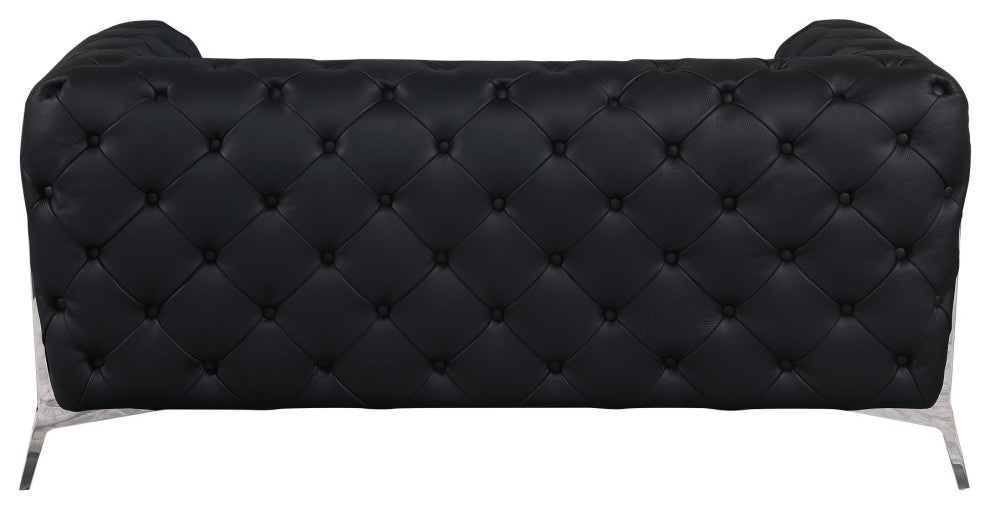 Angelica Italian Leather Loveseat