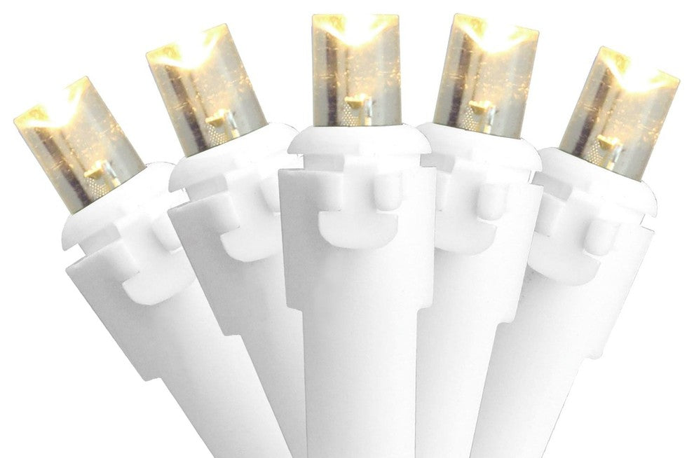 White LED Wide Angle Christmas Lights - 32608186