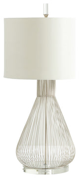 Cyan Design Whisked Fall Table Lamp, Satin Nickel