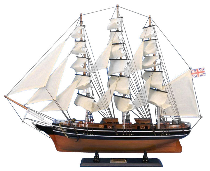 Cutty Sark 30'', Wooden Tall Ship, Tall Ship Model, Nautical Decor, Already