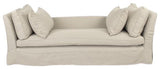 Cream Lalaine Sofa in Traditional Style