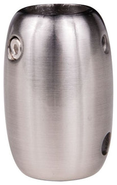 Craftmade 1/2" Threaded Downrod Coupler in Brushed Polished Nickel
