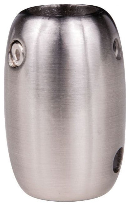 Craftmade 1/2" Threaded Downrod Coupler in Brushed Polished Nickel