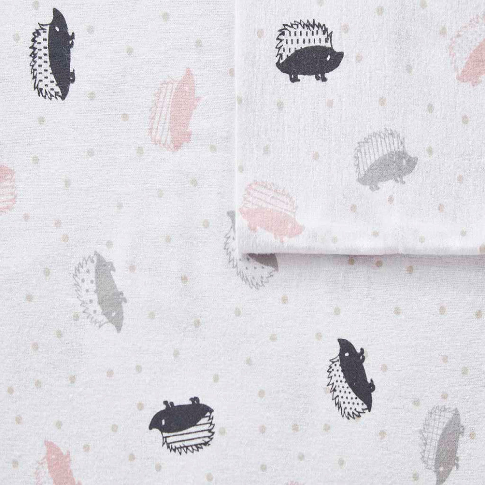 Intelligent Design Cozy Soft Cotton Flannel Printed Sheet Set