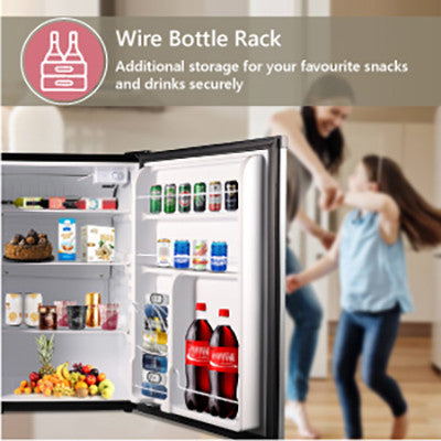 Conserv 4.5 cu. Ft. Compact Refrigerator-Stainless, Reversible Door