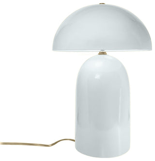 Tall Kava Table Lamp, Gloss White