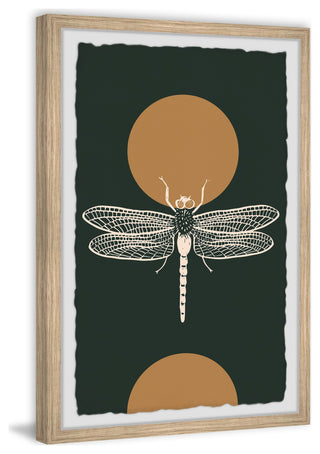 "On Dragonfly Wings" Framed Painting Print, 8x12