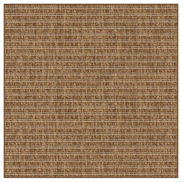 Couristan Antigua Indoor/Outdoor Accent Rugs - Stylish Comfort for Every Setting, Bronze, Square 9x9'