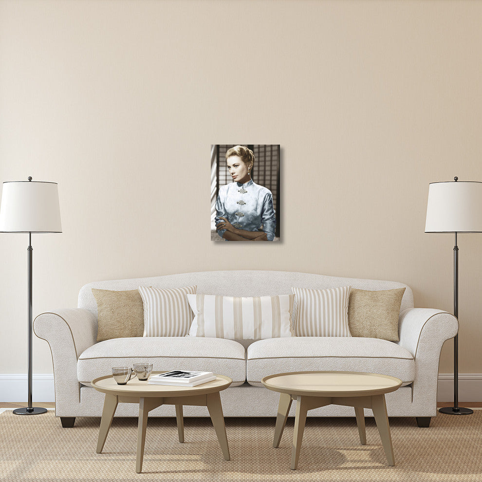 "Grace Kelly" Stretched Canvas Giclee by Hollywood Photo Archive, 22x30"