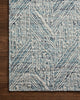 Loloi Raven Blue / Ivory 4'-0" x 6'-0" Accent Rug