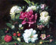 Joseph Decker Floral Still Life, 20"x25" Wall Decal Print