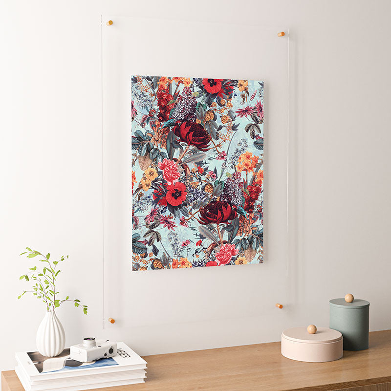 Burcu Korkmazyurek Romantic Garden Vi Floating Acrylic Print