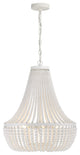 Crystorama Rylee 6 Light Chandelier 608-MT, Matte White