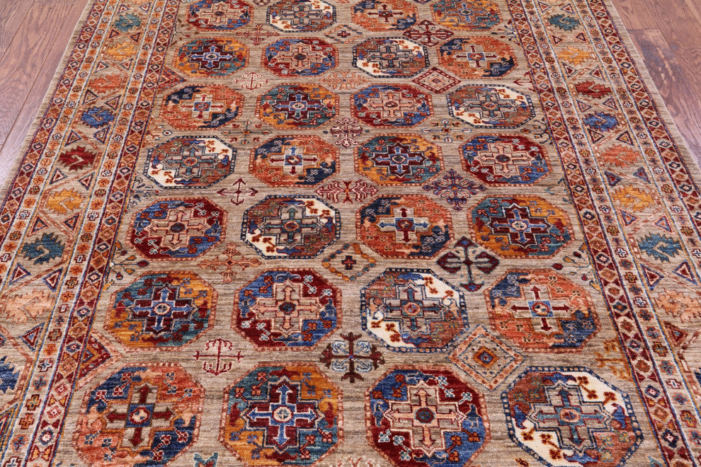 5' 10" X 7' 7" Bokhara Handmade Wool Rug - Q12924