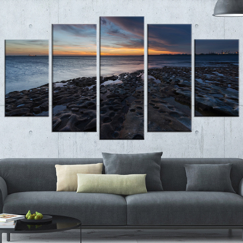 "La Perouse Beach Sydney" Canvas Print, 5 Panels