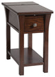 Stein World Walton 1-Drawer Chairsider In Cherry Finish