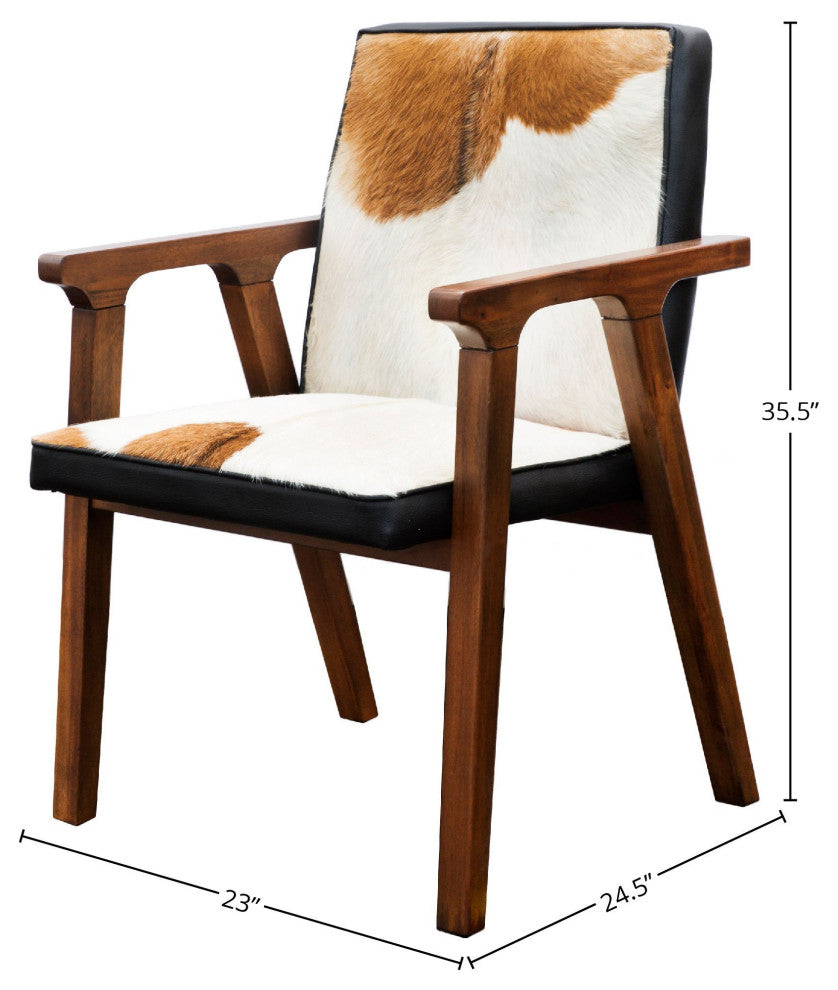 Rio Cool Armchair, Black/Brown/White
