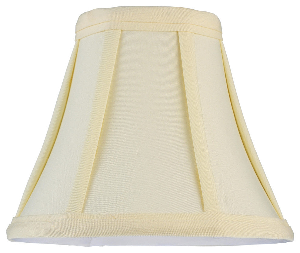 6W X 5H Trumpet Cream Fabric Shade
