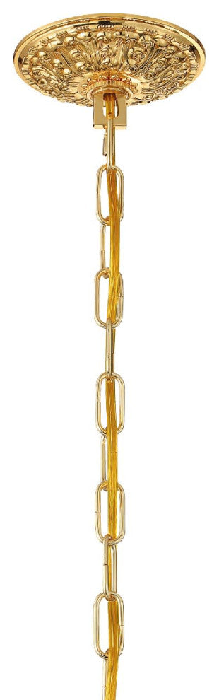 Crystorama Lighting Group 4474-CL-MWP Maria Theresa 4 Light 17"W - Polished